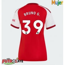 Camiseta Arsenal Bruno Guimaraes #39 Primera Equipación para mujer 2026-27 manga corta
